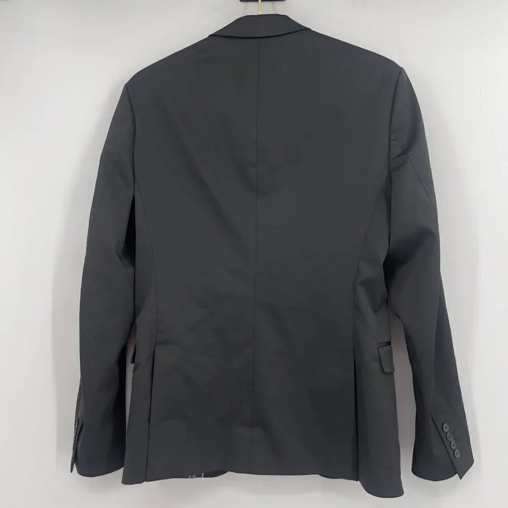 Zara Man Black Blazer Jacket – Size 38 USA / EUR 48 – Slim Fit